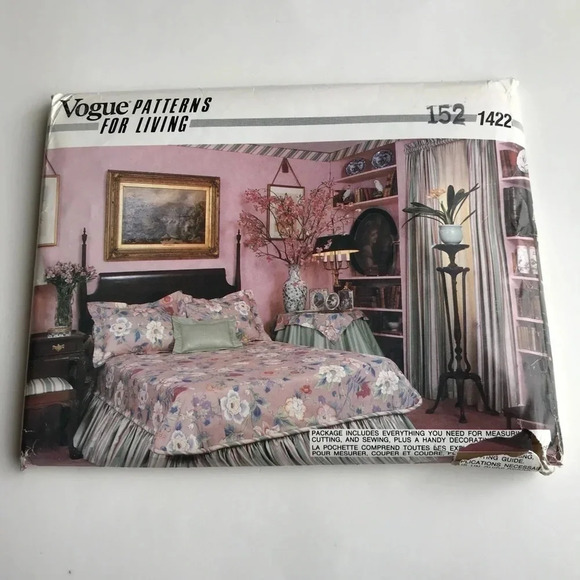 Vogue 1422 Pattern French Townhouse Bedroom Uncut - Picture 1 of 5
